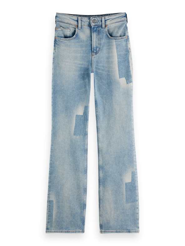 Scotch & Soda Ženske široke traperice Art from the Hearth