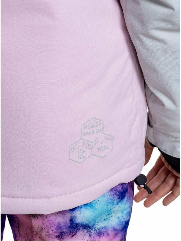 Meatfly Meatfly dječja SNB & SKI jakna Deliah Grey/Pastel Pink