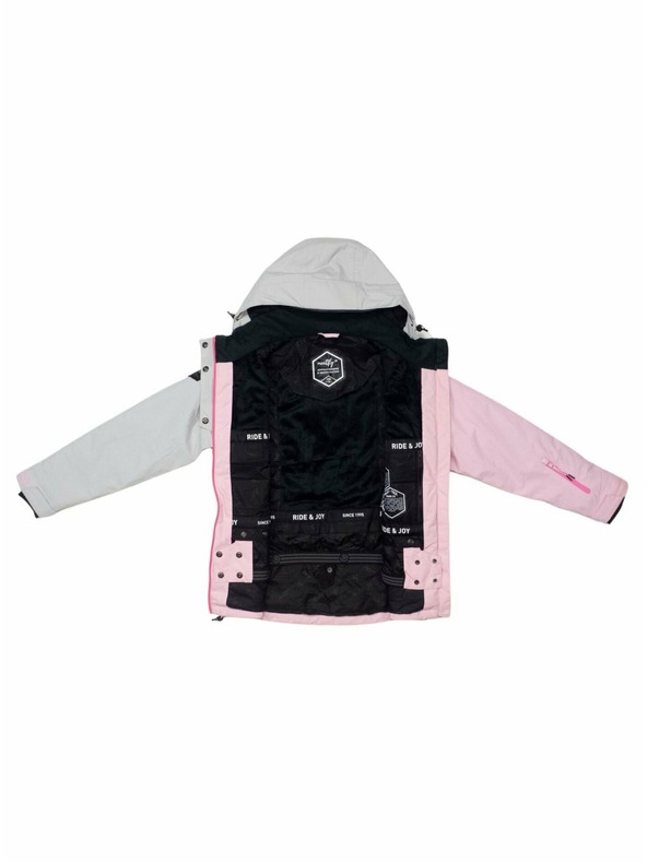 Meatfly Meatfly dječja SNB & SKI jakna Deliah Grey/Pastel Pink