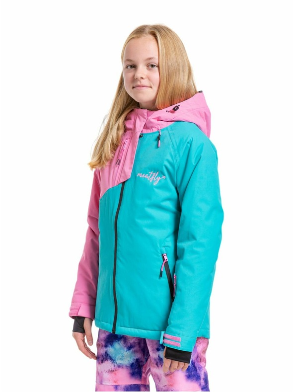 Meatfly Meatfly dječja SNB & SKI jakna Deliah Hot Pink/Turquoise