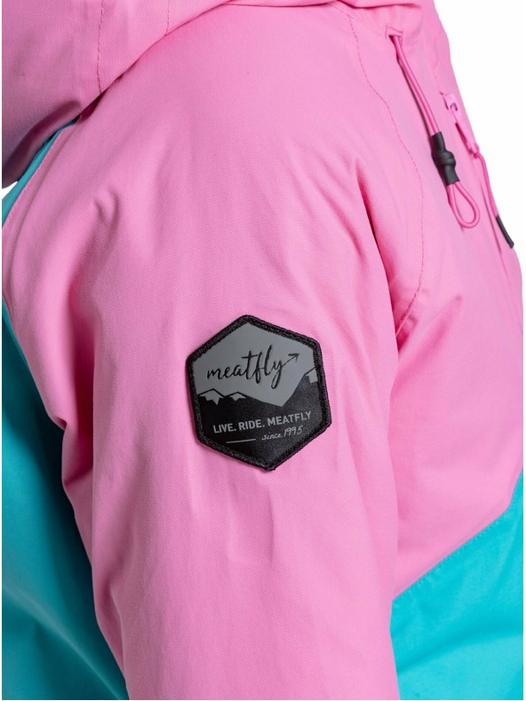 Meatfly Meatfly dječja SNB & SKI jakna Deliah Hot Pink/Turquoise