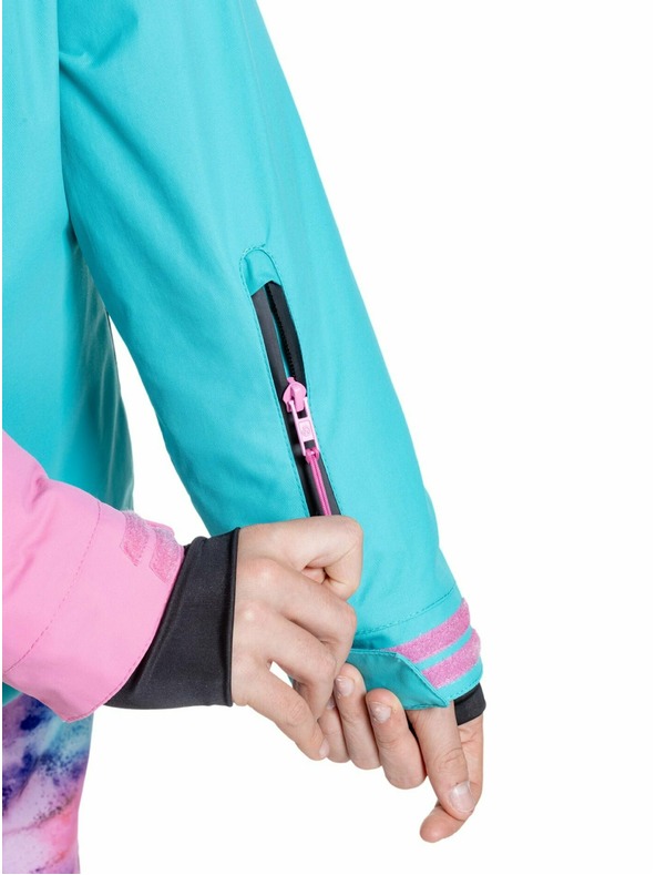 Meatfly Meatfly dječja SNB & SKI jakna Deliah Hot Pink/Turquoise