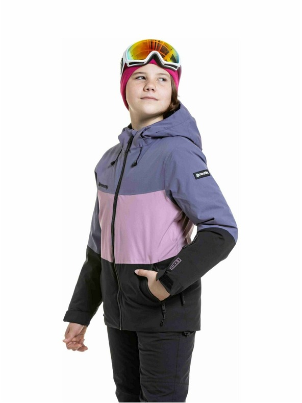 Meatfly Meatfly dječja SNB & SKI jakna Deliah Black / Purple Light