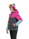 Meatfly Meatfly dječja SNB & SKI jakna Deliah Grey Dark / Pink