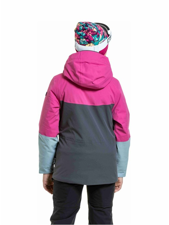 Meatfly Meatfly dječja SNB & SKI jakna Deliah Grey Dark / Pink