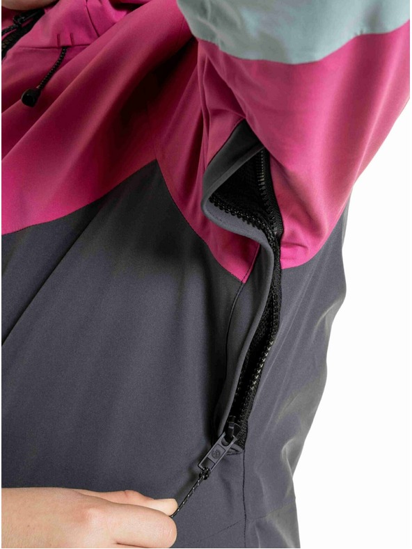 Meatfly Meatfly dječja SNB & SKI jakna Deliah Grey Dark / Pink