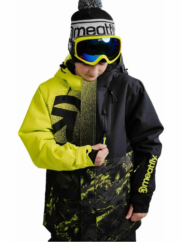 Meatfly Meatfly djecja SNB & SKI jakna Bangito Acid Lime Mossy