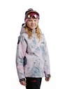 Meatfly Meatfly djecja SNB & SKI jakna Deliah Clouds Pink