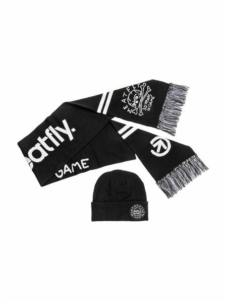 Meatfly Meatfly set šalova i kape Anniversary Black