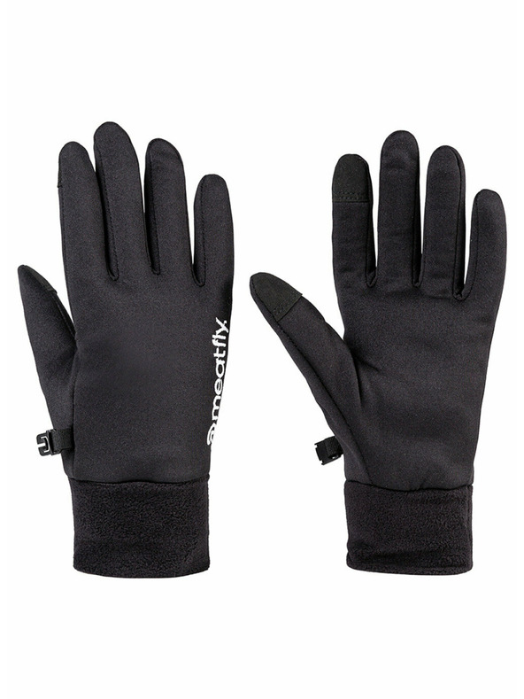 Meatfly Meatfly muške rukavice Mens Powerstretch Black White