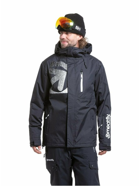 Meatfly Meatfly muške SNB & SKI jakna Shader Black