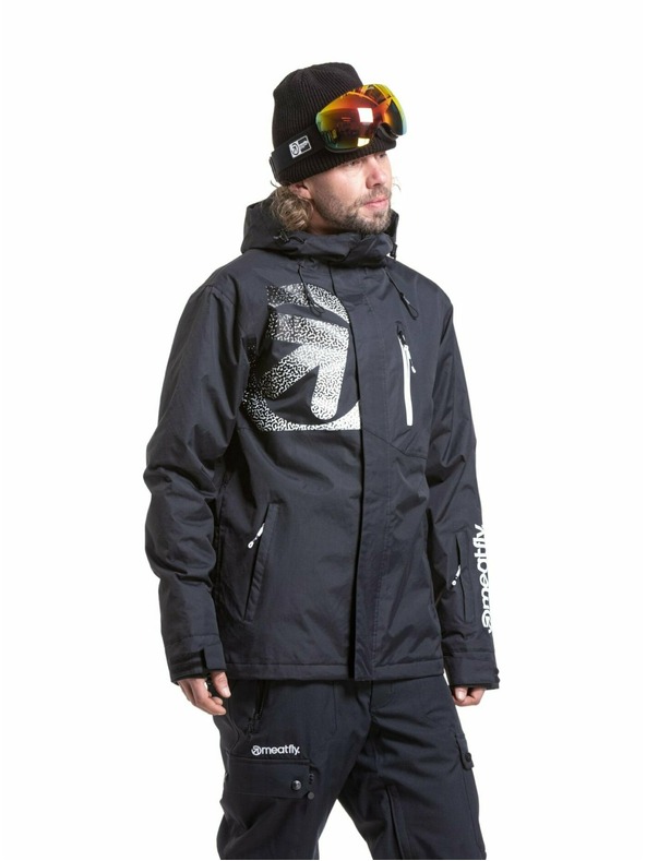 Meatfly Meatfly muške SNB & SKI jakna Shader Black