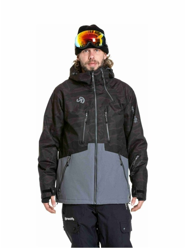 Meatfly Meatfly muške SNB & SKI jakna Cronos Morph Black