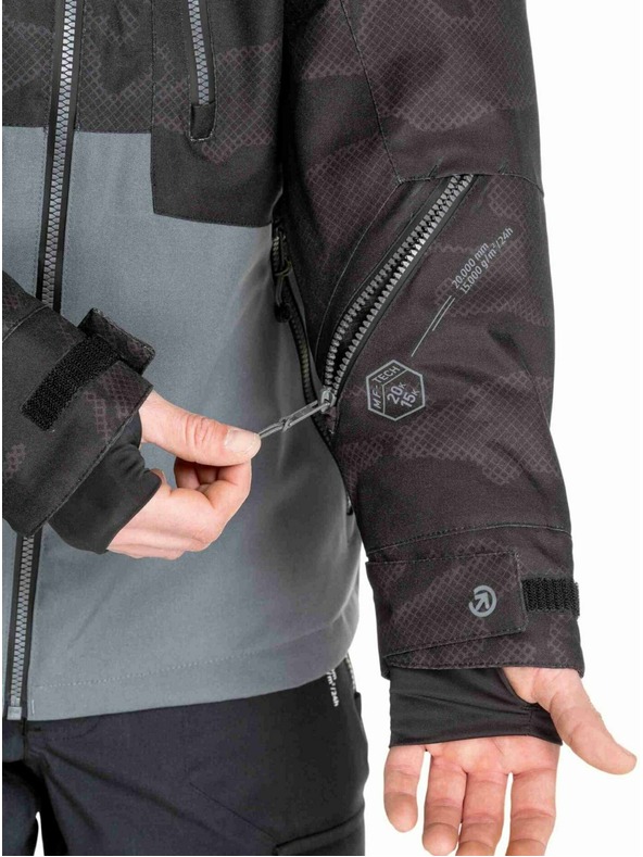 Meatfly Meatfly muške SNB & SKI jakna Cronos Morph Black