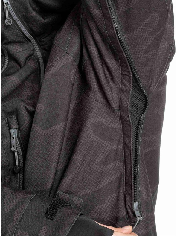 Meatfly Meatfly muške SNB & SKI jakna Cronos Morph Black