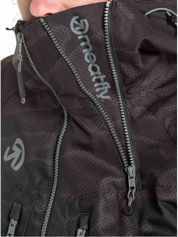 Meatfly Meatfly muške SNB & SKI jakna Cronos Morph Black