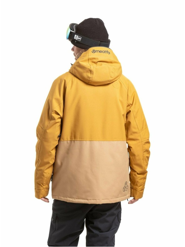 Meatfly Meatfly muške SNB & SKI jakna Vertigo Wood / Tan