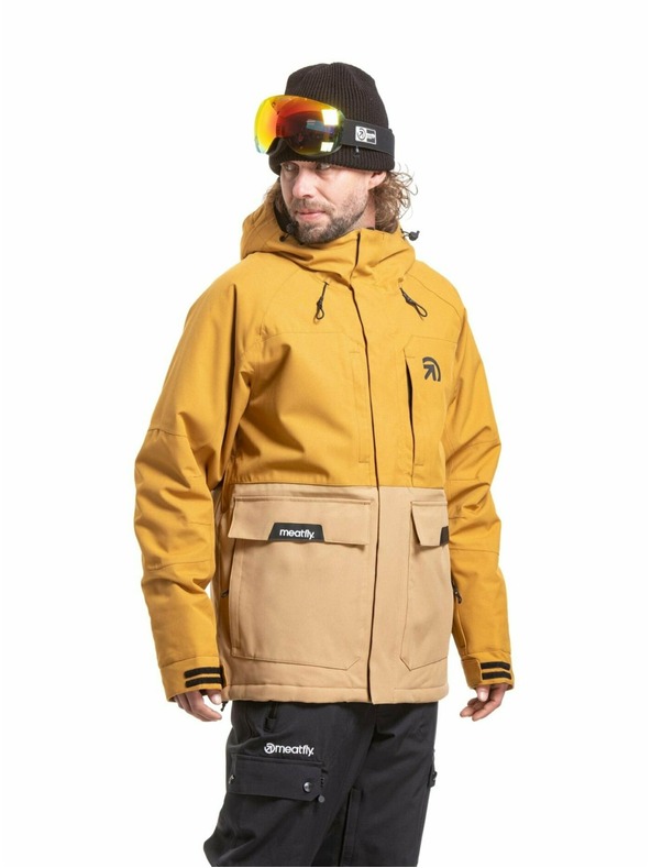 Meatfly Meatfly muške SNB & SKI jakna Vertigo Wood / Tan