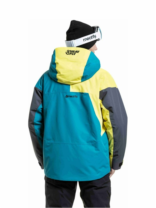 Meatfly Meatfly muške SNB & SKI jakna Shader Hb Blue / Lime