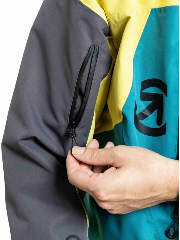 Meatfly Meatfly muške SNB & SKI jakna Shader Hb Blue / Lime