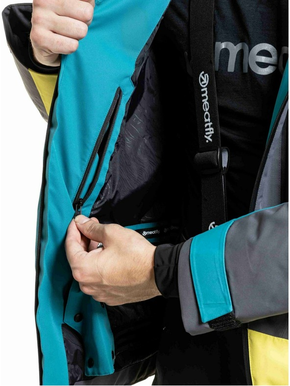 Meatfly Meatfly muške SNB & SKI jakna Shader Hb Blue / Lime