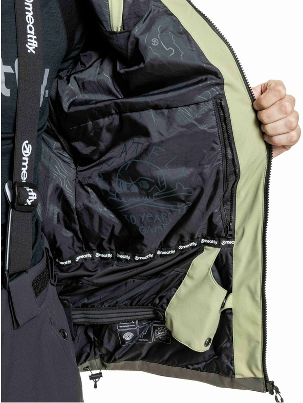 Meatfly Meatfly muške SNB & SKI jakna Cronos Olive Light / Olive Dark
