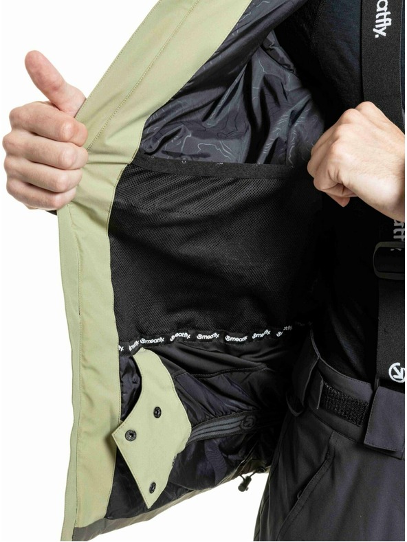 Meatfly Meatfly muške SNB & SKI jakna Cronos Olive Light / Olive Dark