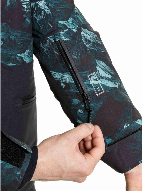 Meatfly Meatfly muške SNB & SKI jakna Manifold Green Mountains