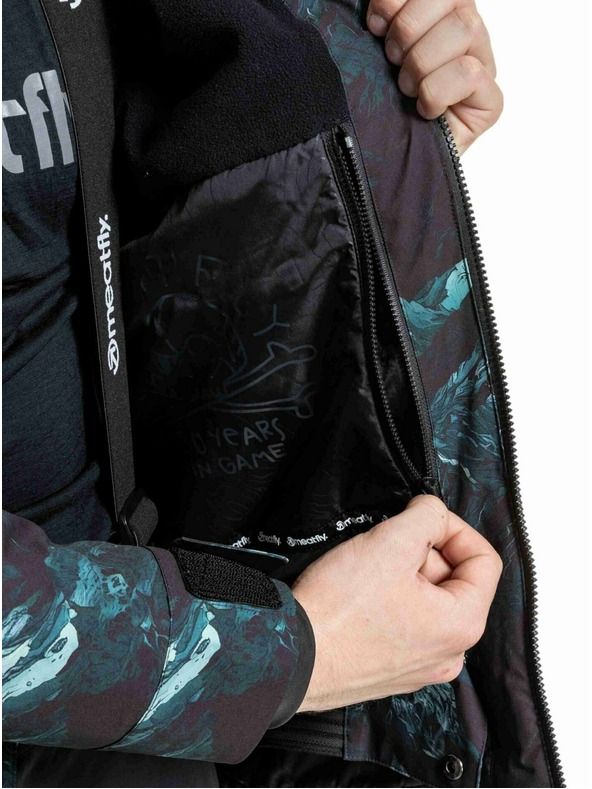 Meatfly Meatfly muške SNB & SKI jakna Manifold Green Mountains