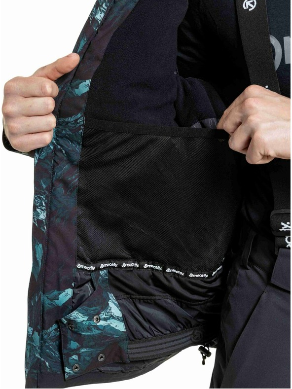 Meatfly Meatfly muške SNB & SKI jakna Manifold Green Mountains