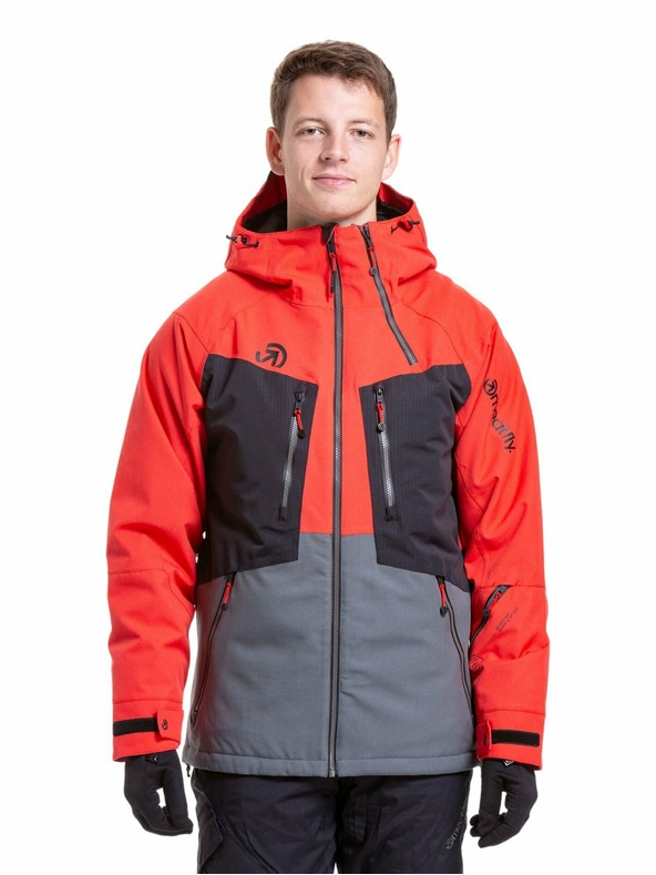 Meatfly Meatfly muške SNB & SKI jakna Cronos Ferrari Red/Dark Grey