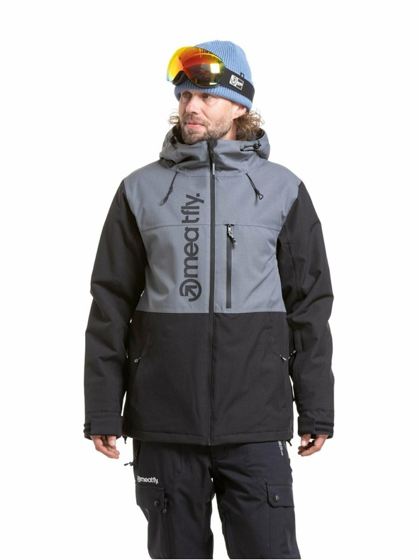 Meatfly Meatfly muške SNB & SKI jakna Manifold Dark Grey / Black