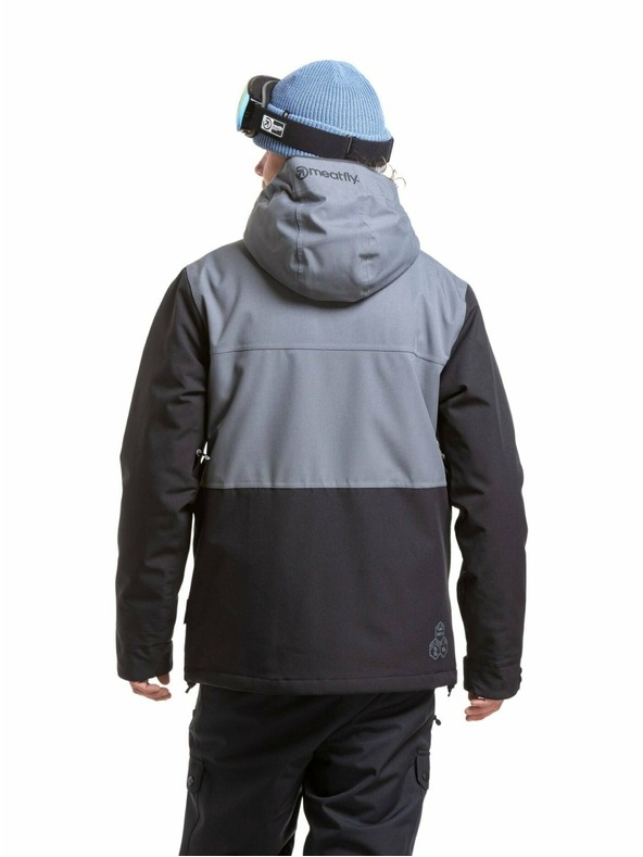 Meatfly Meatfly muške SNB & SKI jakna Manifold Dark Grey / Black