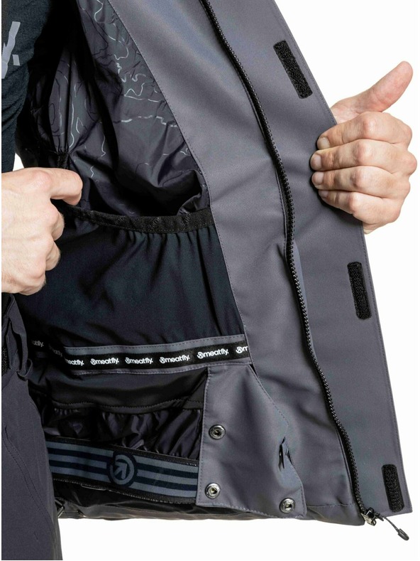 Meatfly Meatfly muške SNB & SKI jakna Acha Grey Dark