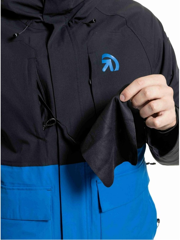 Meatfly Meatfly muška SNB & SKI jakna Vertigo Black / Blue Sky