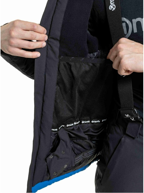 Meatfly Meatfly muška SNB & SKI jakna Vertigo Black / Blue Sky