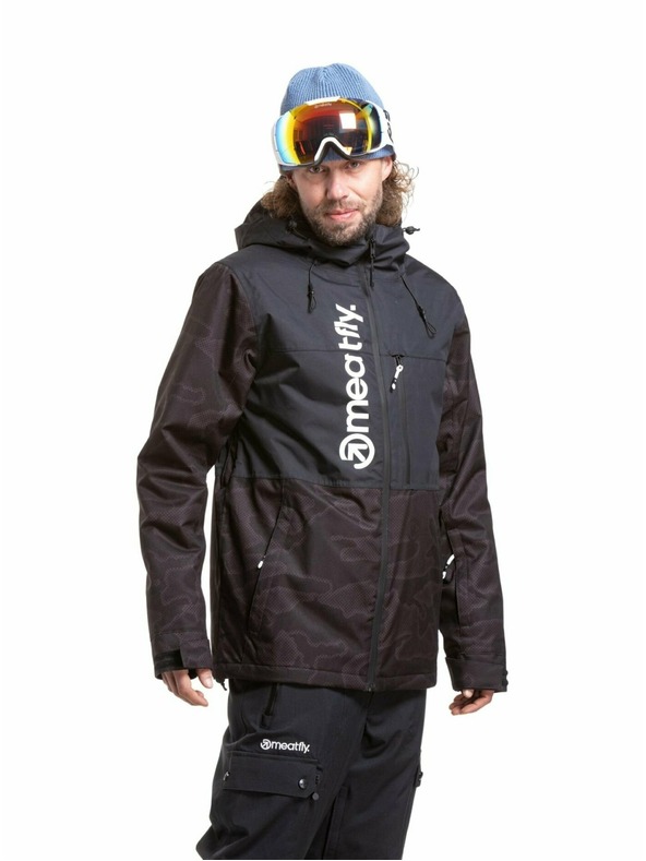 Meatfly Meatfly muška SNB & SKI jakna Manifold Morph Black