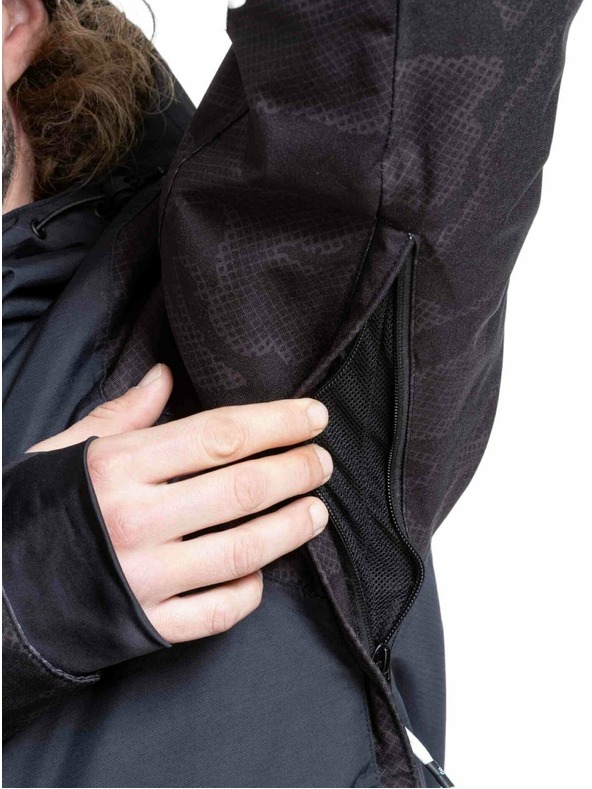 Meatfly Meatfly muška SNB & SKI jakna Manifold Morph Black