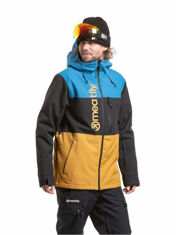 Meatfly Meatfly muška SNB & SKI jakna Manifold Wood / Blue