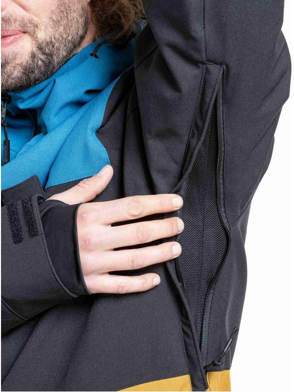 Meatfly Meatfly muška SNB & SKI jakna Manifold Wood / Blue