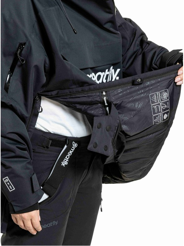 Meatfly Meatfly unisex SNB & SKI jakna Maddie Black