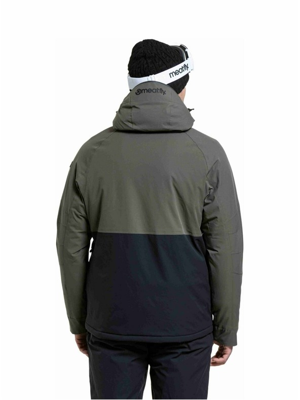Meatfly Meatfly muška SNB & SKI jakna Vertigo Olive Dark / Black