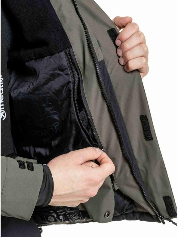 Meatfly Meatfly muška SNB & SKI jakna Vertigo Olive Dark / Black