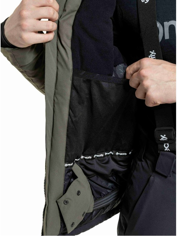 Meatfly Meatfly muška SNB & SKI jakna Vertigo Olive Dark / Black