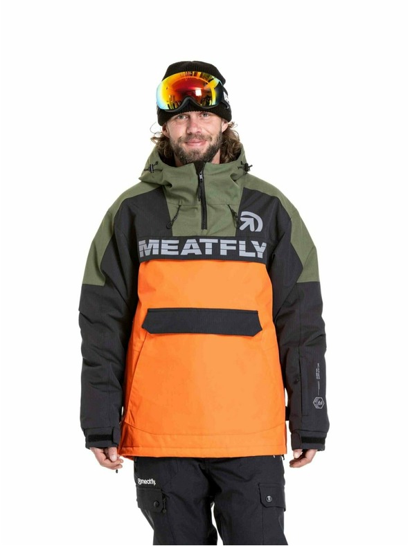 Meatfly Meatfly muška SNB & SKI jakna Zenith Orange / Black