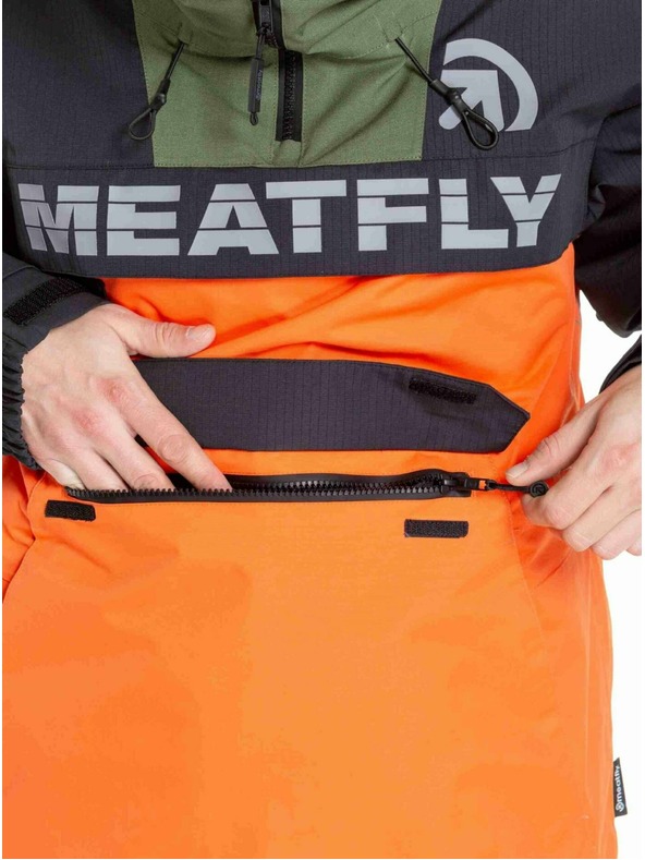 Meatfly Meatfly muška SNB & SKI jakna Zenith Orange / Black