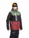 Meatfly Meatfly muška SNB & SKI jakna Manifold Bronze Green / Merlot