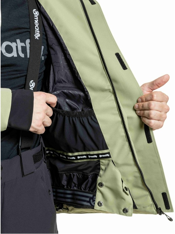 Meatfly Meatfly muška SNB & SKI jakna Acha Olive Light