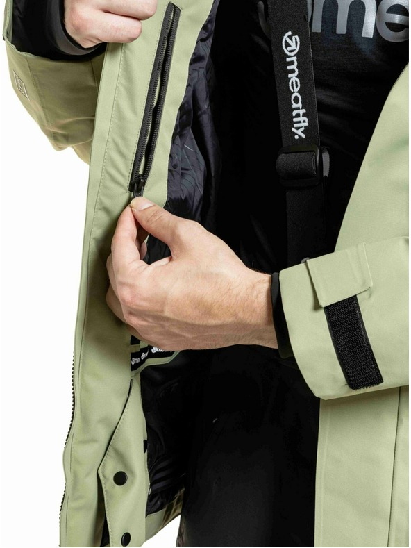 Meatfly Meatfly muška SNB & SKI jakna Acha Olive Light