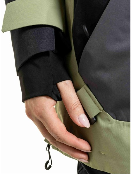 Meatfly Meatfly unisex SNB & SKI jakna Maddie Black / Olive Light